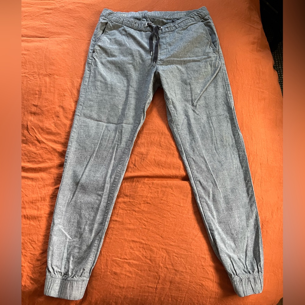 Grey Men’s flexible waistband joggers